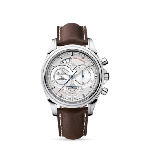 Omega De Ville Co-Axial 41 Chronoscope Stainless Steel / Silver